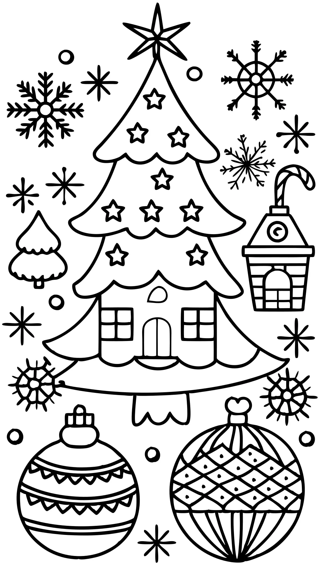 free adult coloring christmas pages